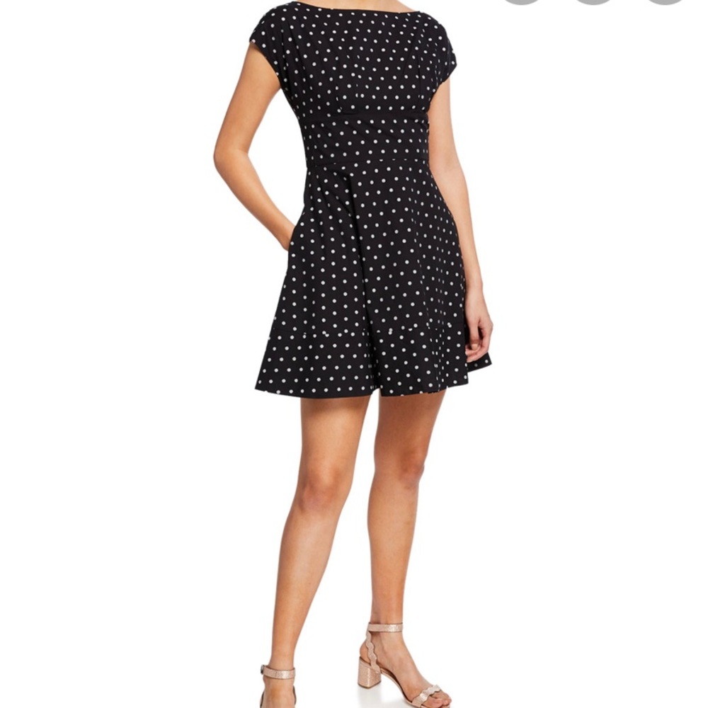 kate spade Black and White Polka Dot Mini Dress